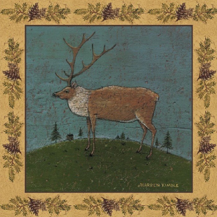 Warren Kimble Folk Elk